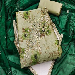 Lilots Raw Silk Unstitched Dress Material-picture-28