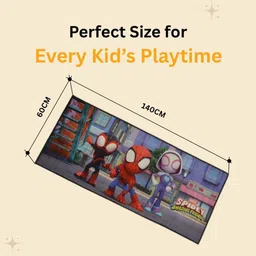 Marvel Multicoloured Cartoon Characters Anti-Skid Nylon Carpet image 3