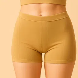 UllasPemium Women Pack of 2 Solid Mid-Rise Cotton Blend Boy Shorts-image-48