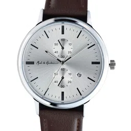 Mast & Harbour Men Patterned Dial & Leather Straps Analogue Watch MPMHI 0325 018-picture-14