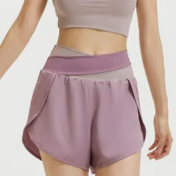 HRX by Hrithik Roshan Women High Rise Above Knee Shorts-image-87