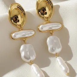 DressBerry Geometric Drop Earrings-picture-22