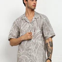 Mast & Harbour Men Floral Printed Shirts-picture-34