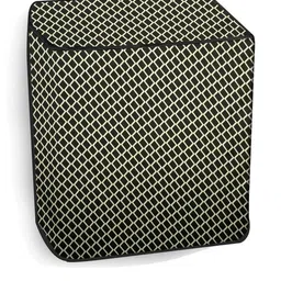 The Furnishing Tree Coffee Brown Printed Washing Machine Cover image 3