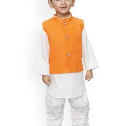 itsmycostume Boys Regular Pure Cotton Kurta with Trousers-picture-29