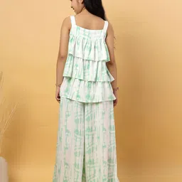 BAESD Girls Tie and Dye Printed Clothing Set image 4