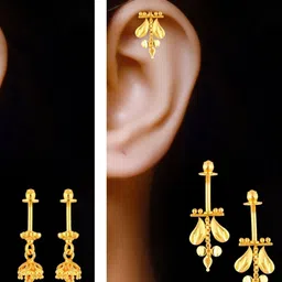 VIVASTRI Women Gold-Plated Alloy Earrings-picture-22