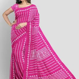 Lovwear Women Pink Sarees-picture-16