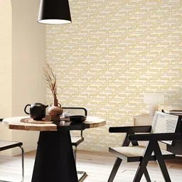 Fedora Wallpapers Cream & Beige 3D PrintedWaterproof PVC Wallpaper-image-83