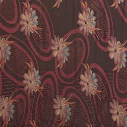 CATCHY FOREVER Floral Zari Silk Blend Designer Saree image 3