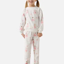 Juniors by Babyshop Girls Printed Night suit-image-95