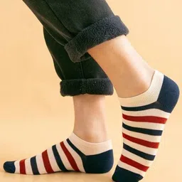 MJE Men Pack Of 5 Patterned Ankle Length Socks image 2