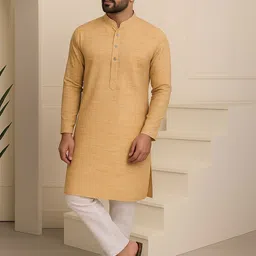 JASHNA Men Regular Kurta with Pyjamas-picture-30