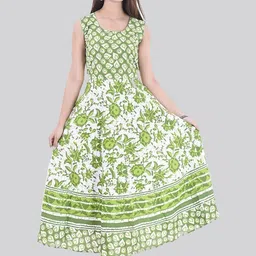 KRISMARTELITE Floral Print Fit & Flare Maxi Dress-picture-10