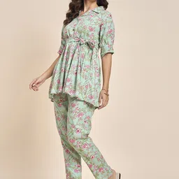 TRUVON FASHIONS Printed Tunic & Trousers Co-Ord image 2
