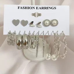 TheVineGirl Geometric Hoop Earrings-picture-33