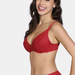 Zivame Floral Bra Medium Coverage Underwired Lightly Padded-picture-20