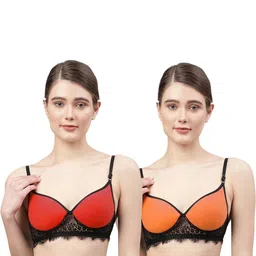 Samvar Multi Cotton Non-Wired Non Padded Minimizer Bra image 5