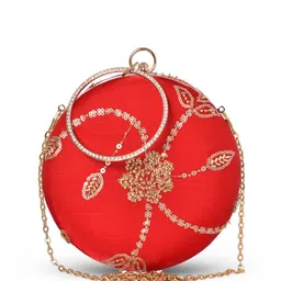 ARTKLIM Women Embroidered Box Clutch image 3