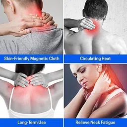 flipxen Adjustable Neck Support Brace Pain Relief Self-Heating Physiotherapy Neck Support image 5