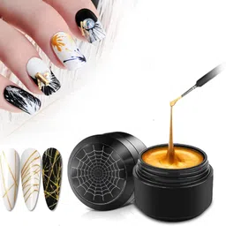 thr3e strokes Nail Art Spider Gel Silk Adhesive for Nail Art | Nail Gel Lines, Design, Drawing-picture-35