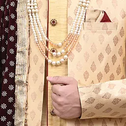 Diamond Style Embroidered Sherwani image 5