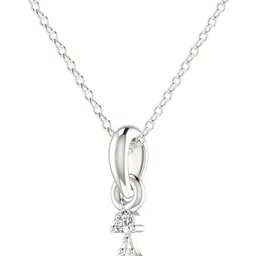 avsar Avsar BIS Hallmark AVP1211WB 14kt Cubic Zirconia White Gold Pendant-image-91