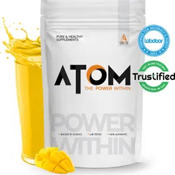 as-it-is nutrition ATOM Whey Protein 3lbs | 27g protein | Isolate & Concentrate | Mango Fusion Whey Protein-picture-12