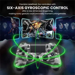 HG WORLD PS4 Controller DualShock 4 Wireless Playstation Controller for PC Bluetooth Gamepad image 3