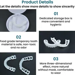 earthly Veneers & Whitening Solutions for Upper & Lower Teeth Teeth Wipe image 4