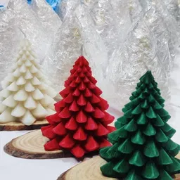 rishargi creation Christmas Tree Decor Candle image 4