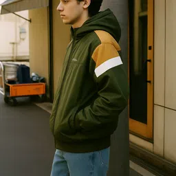 ftx Men Colorblock Casual Jacket image 3