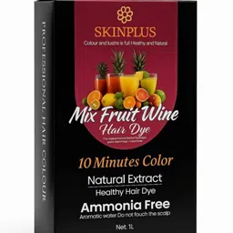 gleam soul Mix Fruit Wine Gel Based Hair Color, Natural Shine & Smooth Texture Ammonia Free , Natural Black image 2