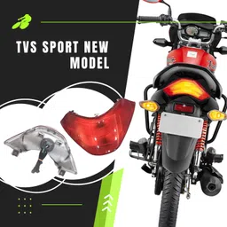 apsmotiv Passion Pro N/M Bike Light, Back light, Tail Light, Brake light, without bulb Tail Light Motorbike Halogen for Hero (12 V, 5 W) image 3