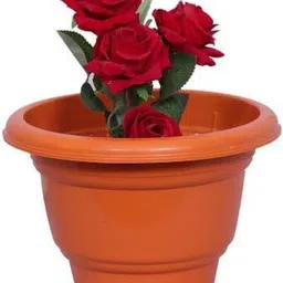 god of goods (6pcs) 8inches high quality gamla for home decorative round pots terrace balcony Plant Container Set image 2