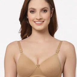 Floret Pack of 2 Lightly Padded Non-Wired Seamless All Day Comfort Push-Up Bra image 2