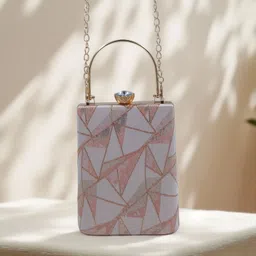Party, Casual Peach Clutch-image-7
