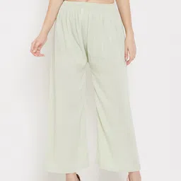 Clora Creation Women Red & White Set Of 2 Palazzos image 5