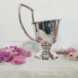 harmex international Elegant Silver-Plated Gravy Boat Glass Serving Set image 3