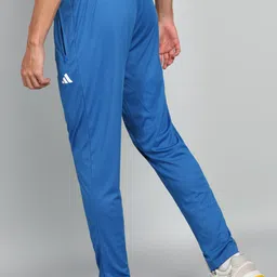 adidas Men Solid Blue Track Pants image 4