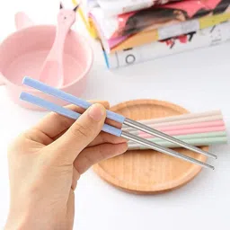 hichaki traders Cooking, Chewing, Decorative, Eating, Training Stainless Steel Chinese, Japanese, Korean, Vietnamese Chopstick image 4