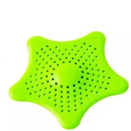 kriwell Multicolor Star Shape Non Slip Silicone Sink Filter Bathroom Hair Catcher, Drain Strainers Basin Cover Trap (1 Pc) Hair Wash Basin-picture-14