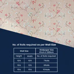 homemates Vinyl Nature Multicolor Wallpaper image 4