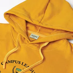 Adro Campus League Legacy Crew 320 GSM Fleece Printed Graphic Hoodie image 3