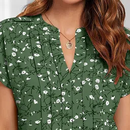 CORSICA Print Extended Sleeves Top image 2