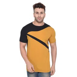 BEYOU FASHION Colourblocked Slim Fit T-shirt-image-47