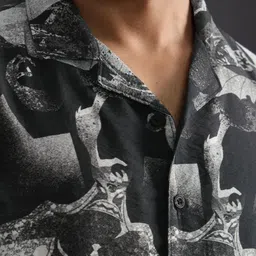 The Souled Store Oversized Ben 10 Alien Force Ben's Aliens Printed Casual Shirt image 4