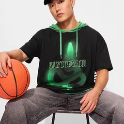 The Souled Store Men Printed Hooded T-shirt-picture-26