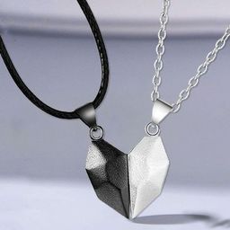 J.S ENTERPRISES Heart Shaped Pendants with Chains-picture-2