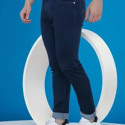 AWACK Men Comfort Regular Fit High-Rise Stretchable Jeans image 5